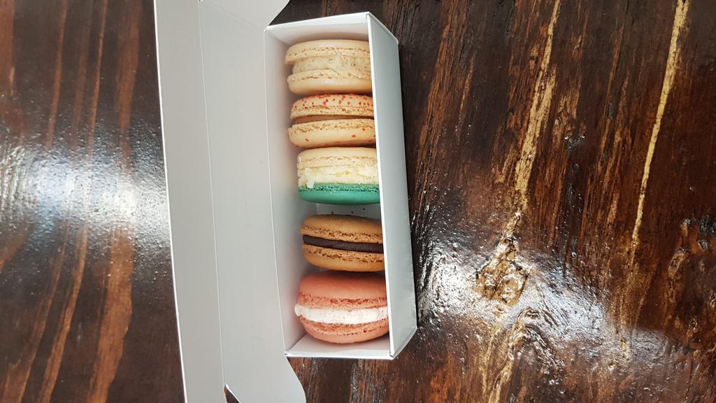 Macaron · Chef's choice of assorted flavors.