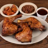 Chicken Leg Quarter Plate · 2-3 Pieces of Chick Leg Quarter, (Legs + Thighs), depends on the size of the meat. Come with...