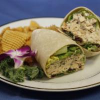 Chicken Salad Wrap · House Made All White Meat Cape Cod Chicken salad (no nuts) on a wrap of your choice with let...