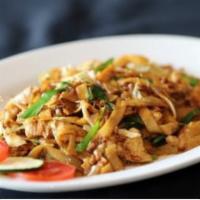 Fried Flat Noodles · Thick Flat Noodle. Add Protein For An Additional Charge.