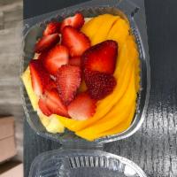 Mango Pineapple Strawberries Salad · 