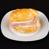 Ham, Egg and Cheese Croissant · 1 piece.