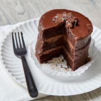 Monster Chocolate Cake · A monster chocolate cake layered with chocolate mousse and covered with an outer chocolate c...