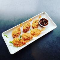 Fried Shrimp · 5 fresh crumb breaded shrimp, fried and served with sweet and sour sauce and Sriracha aioli.