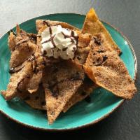 Torrejas · A cross between churros & french toast. Served with vanilla ice cream, cinnamon sugar, whipp...