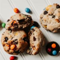 6oz Monster Cookie · A six pack of our delicious protein cookies packed with chocolate chips and peanut M&M's