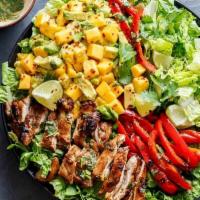 Turkey Lemon-Pepper Turkey Salad Bowl · Lemon pepper flavored turkey, peppers, onions, on a bed of fresh green salad and drizzled wi...