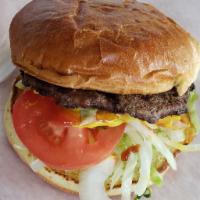Hamburger · Grilled or fried patty on a bun.