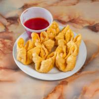 15. Fried Wonton (8) · Chinese dumpling that comes with filling.
