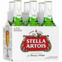 Stella Artois, 6 Pack - 12 oz. Bottle Beer · Must be 21 to purchase. 5.2% ABV. Enjoy the European way with the #1 best-selling Belgian be...