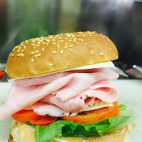 Turkey Breast Sandwich · Served with choice of bread.