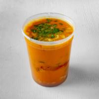 3. Sopa de Camarones · Shrimp soup.