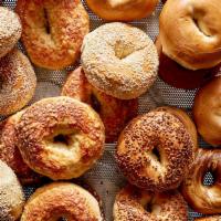 1/2 Dozen Bagels with 1 Container of Cream Cheese · Choose 6 of your favorite bagels and a container of cream cheese.