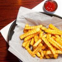 Crinkle Cut Fries · Perfectly crispy golden crinkle cut fries.