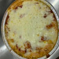 Baked Ziti · Packed with several cheeses and our house made marinara. Served with a side salad.