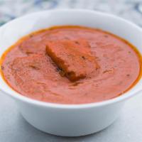 Paneer Makhani · Homemade cheese, fenugreek, tomato gravy.
