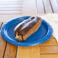 1. Sugar-Free Eclair · A dessert made from choux dough filled with a creamy custard that is coated with chocolate.