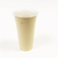 Mass Recovery Power Smoothie · Banana, peanut butter and vanilla or chocolate protein.