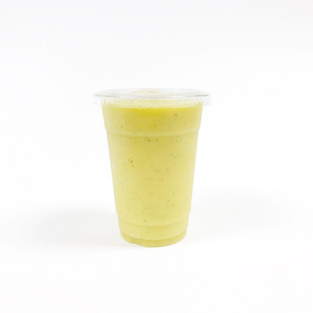 Sublime Smoothie · Pineapple, mango, orange juice and mint.