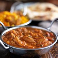 Murgh Masala · Traditional chicken curry in exotic spices.