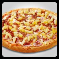 Hawaiian Pizza · Ham, bacon, pineapple and cheese. 