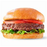 Beef Angus Burger · Beef Angus patty, lettuce, tomato, mayonnaise, ketchup, and fries. Add-ons for extra charge.