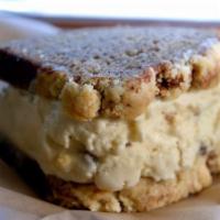 Banana Bread Ice Cream Sandwich · Any flavor in the house!  Call 303-665-3287 for flavors