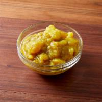 Alu Bhaji · Curried potatoes sauteed with spice. Vegan. Not spicy. 