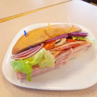 Club Sandwich · Ham, turkey and bacon.