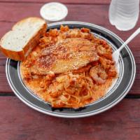 Emmanuel Seafood · Popular. Tilapia, shrimp and crawfish sauteed in white wine served over fettuccine with crea...