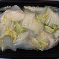 Chinese Napa Cabbage with Fresh Garlic · Simple stir fried cabbage cooked with fresh garlic