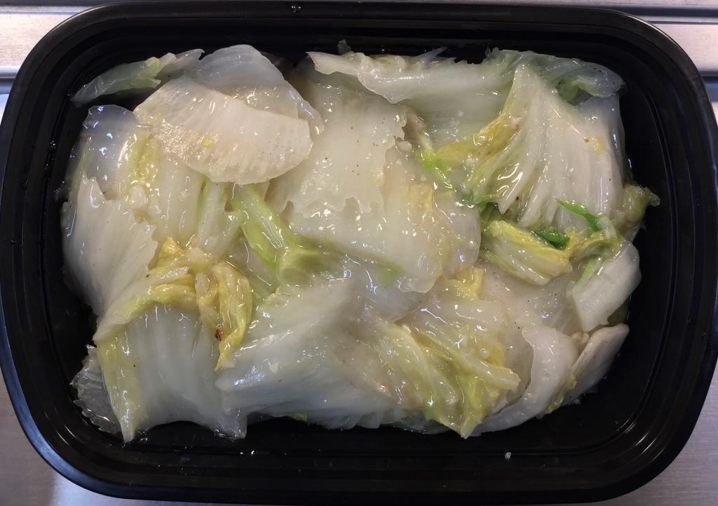 Chinese Napa Cabbage with Fresh Garlic · Simple stir fried cabbage cooked with fresh garlic