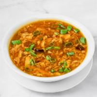 Hot and Sour Soup · Hot and spicy.
