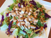 Chinese Chicken Salad · Romaine lettuce, grilled chicken, red cabbage, grated carrots, edamame, green onions, sliced...