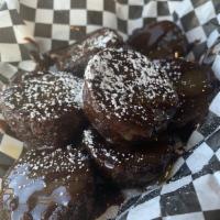 Deep Fried Brownie · Add vanilla ice cream for an additional charge.