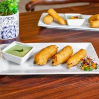 Jalapeno Fritters - Vegan · Battered fried jalapeno served with served with coconut ginger dip