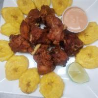 Fried Chicken with Bone / Chicharon de pollo con hueso · 