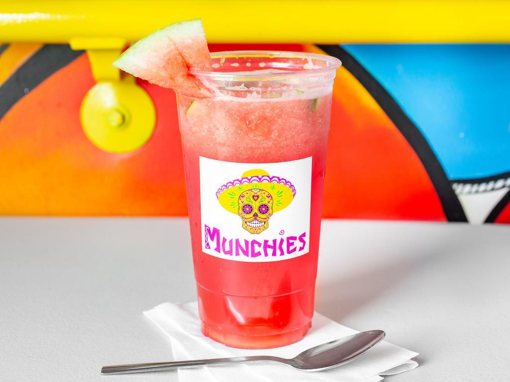 Agua Fresca · Mango, melon, pineapple, strawberry or watermelon.