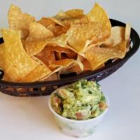 Chips and Guacamole · A creamy dip made from avocado.