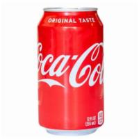Can of soda- Coke, Diet Coke, Sprite, Dr. Pepper, Mountain Dew · 