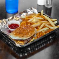 6. Kids Cheeseburger and Fries · Plain served with fries 