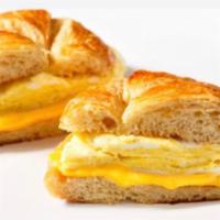 Egg & Cheese Croissant · A flaky French pastry.