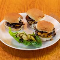 Cheeseburger Sliders · Our new cheeseburger sliders are a delicious way to make any night a party. The soft mini bu...