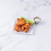 Buffalo Wings · Comes with celery and bleu cheese dressing.