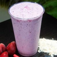 The Berry Best Smoothie · Strawberry, blueberry, raspberry, milk and honey.  