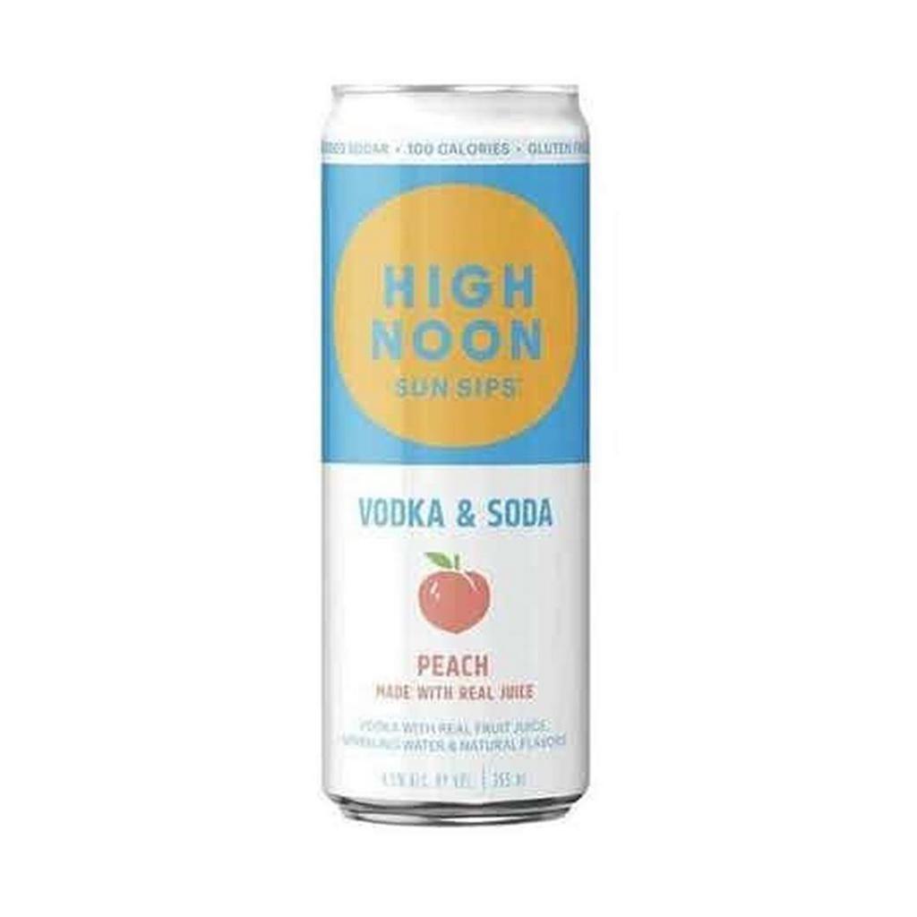High Noon Peach 12oz · Must be 21 to purchase.Enjoy a High Noon Peach 12oz drink with a free bag of delicious chips from Cebu.