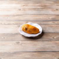 Chicken Empanada small · Gluten free empanada filled with seasoned chicken, bell peppers, sweet potatoes and cheddar ...