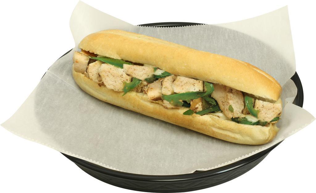 Grandest Chicken · Onions, mushrooms, green peppers and provolone.