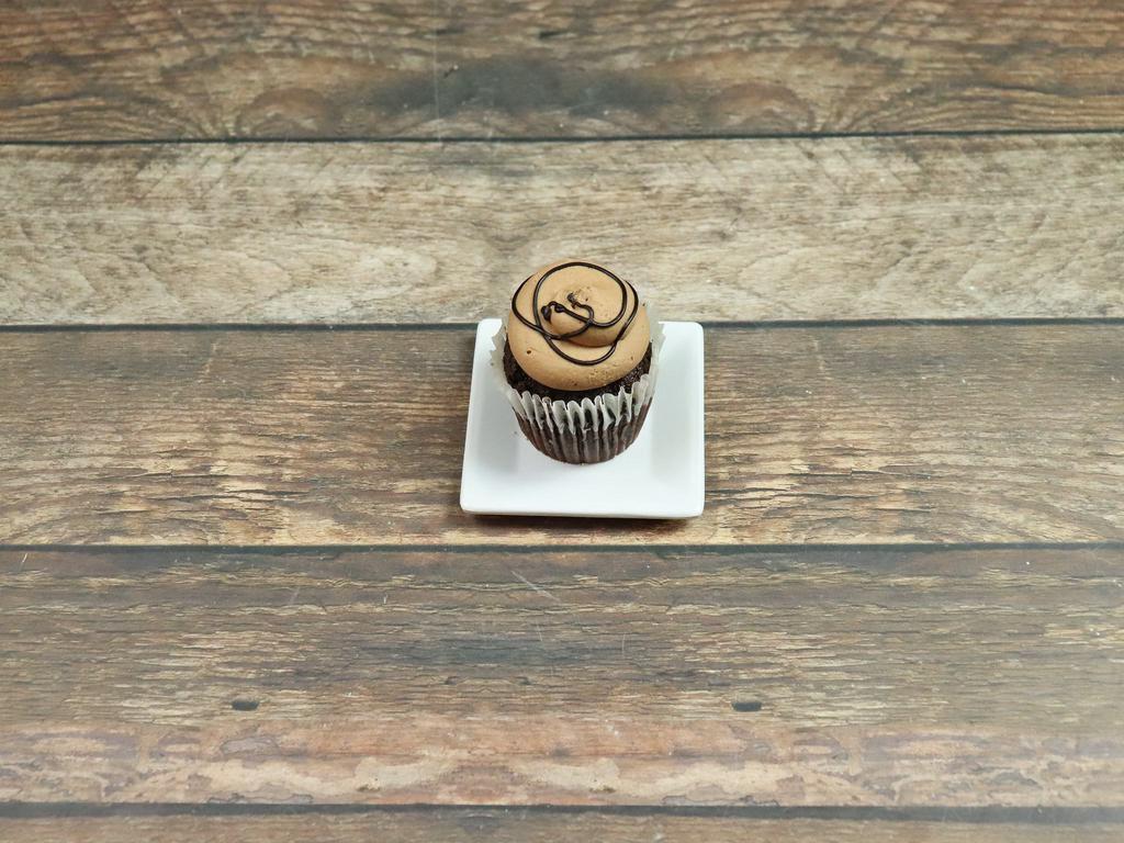 Chocolate Tres Leches Cupcake · 3 Milk Soaked Chocolate Cake, Chocolate Mousse, Chocolate Drizzle. 