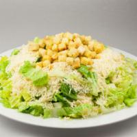 Caesar Salad · Romaine lettuce with Parmesan cheese, croutons and creamy Caesar dressing. 